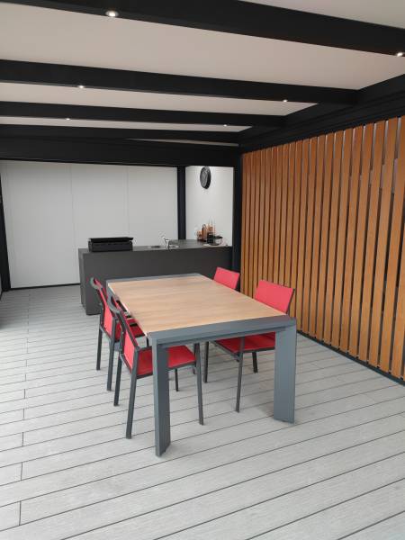 Création d’un salon de jardin en aluminium à Grenoble en Isère