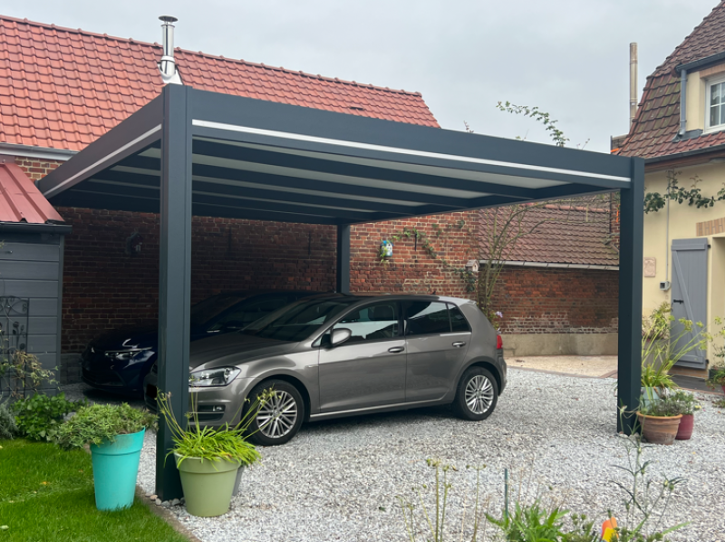 Abri de voiture sur mesure personnalisable à Grenoble en Isère