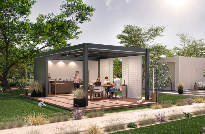 Garden room sur mesure - Une structure multifonctionnelle pour votre jardin en Normandie