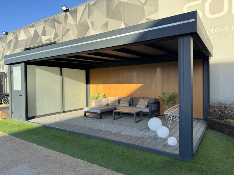 Garden room en aluminium sur mesure à Lyon en Rhône-Alpes