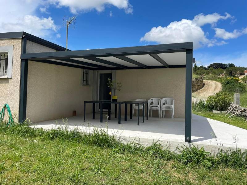 Auvent sur mesure - pergola terrasse en aluminium à Dijon en Bourgogne
