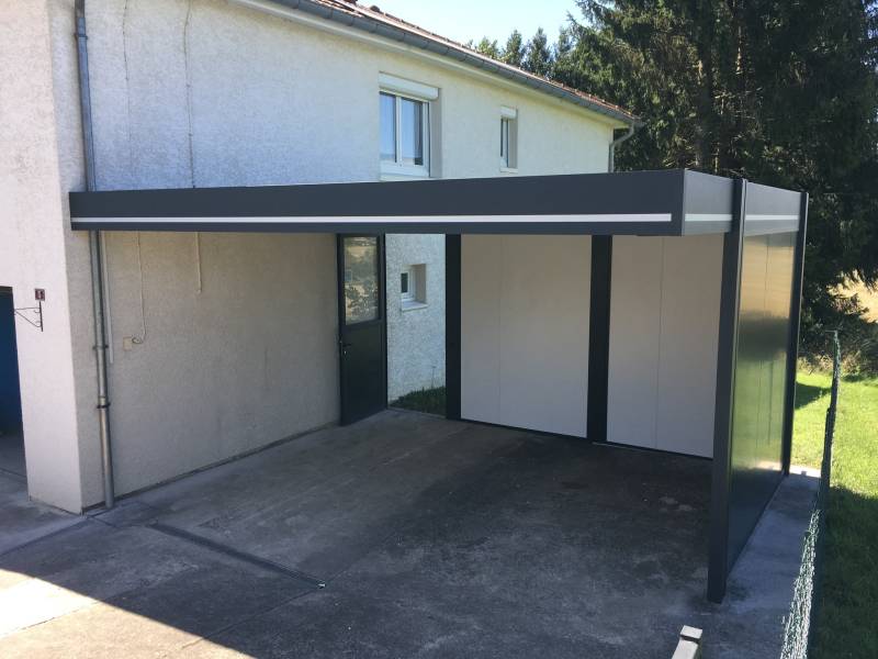 Carport en aluminium personnalisé à Danjoutin en Franche-Comté